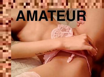 amatør, anal, par, beskidt, sperm, webcam, realitet