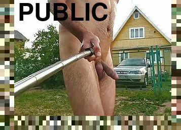 nudisti, vani, u-javnosti, veliki-kurac, egzibicionisti, kurac, bljeskanje