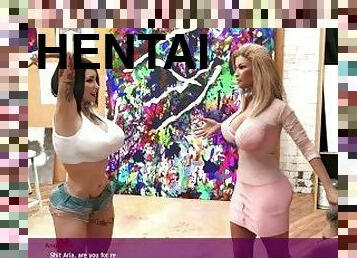 4k KinkyVIDEOS ANIME HENTAI 3D PART [2] - ANGELICA CAUGHT HER GIRL FRIEND WHEN PICTURE A NUDE BOY!