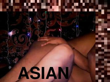 asiatisk, masturbation, amatör, cumshot, tonåring, creampie, smutsig