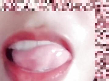 Fetish saliva mouth