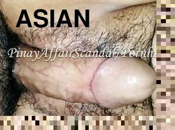 asiatisk, fitta-pussy, amatör, brudar, tonåring, sprut, tight, fitta, filipinsk, vått