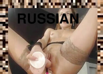 росіянка, прихильник, анальний-секс, підліток, іграшка, фінгеринг, панчохи, європейка, євро, веб-камера