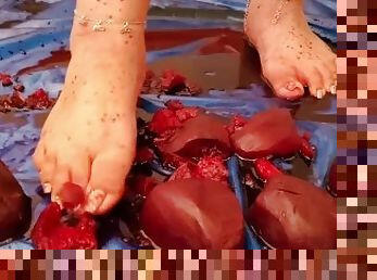 Stomping Beets With My Bare Feet - ASMR