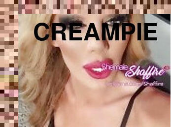 shemale, anal, hardcore, creampie, ladyboy, sprut, knullande