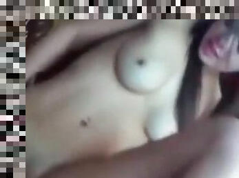 Amateur teen pussy on his cock in POV porn
