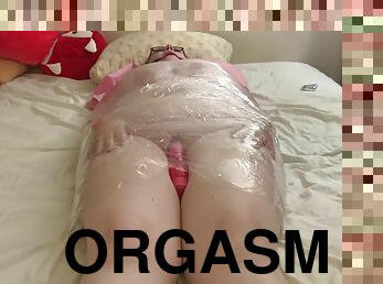 orgasme, legetøj, bdsm, store-sorte-skønheder, blond