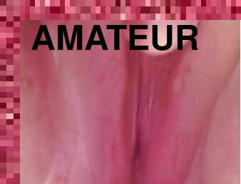 masturbation, chatte-pussy, giclée, amateur, jouet, point-de-vue, première-fois, assez, parfait, rasé