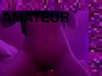 masturbaatio, amatööri, lelu, ratsastus, dildo, soolo