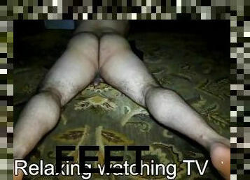 Watching TV Naked