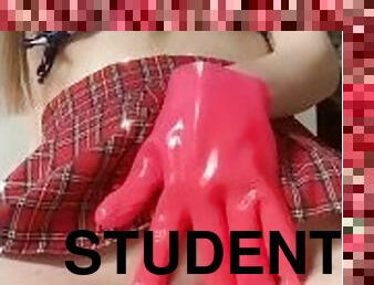 fitta-pussy, student, amatör, tonåring, leksak, avrunkning, slyna, första-gången, college, blond