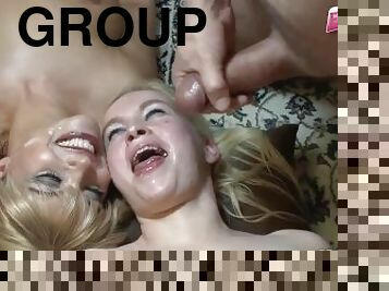 storatuttar, orgie, party, fitta-pussy, avsugning, tysk, creampie, gruppsex, sprut, bukkake