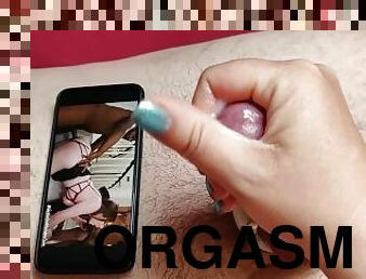 orgasm, amatör, cumshot, milf, mamma, avrunkning, brittisk, mor, fetisch, bedragen