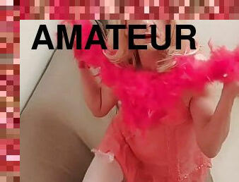 amateur, mature, française, blonde, coquine, fétiche, solo, petits-seins