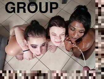 badning, orgie, tissende, amatør, blandede-racer, hjemmelavet, gruppesex-groupsex, synsvinkel, toilet, lille