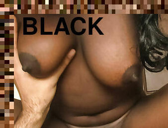 Big Tits Black MILF in Real Interracial Casting Tape