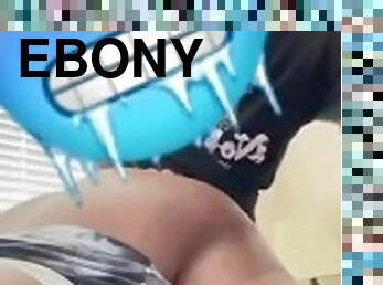 big booty ebony getting backshots while i’m on the game