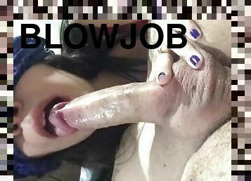 teen blowjob, I came in the mouth.