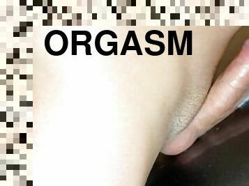 gigantisk, orgasm, cumshot, smutsig, sprut, ensam, gym, kuk