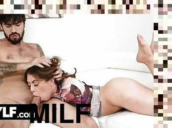 MYLF - Hot Small Milf Vivianne DeSilva Seduces Her Step Daughter's Boyfriend And Swallows His Cum