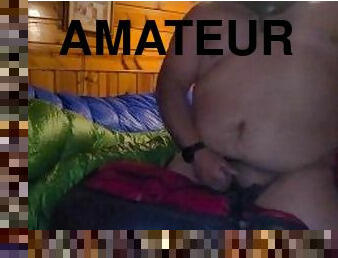 amateur, gay, joufflue, fétiche, solo, en-nylon, ours, masque