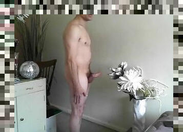 masturbation, vieux, gay, fou, secousses, douce, plus-agée, solo, musclé, magnifique