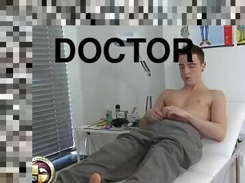 JP has his detailed medical inspection from the campus doctor