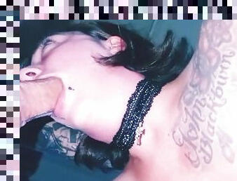 Super soaked sloppy Deepthroat