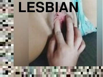 perä, pillu-pussy, amatööri, lesbo-lesbian, latino, sormettaminen, märkä, tosielämää