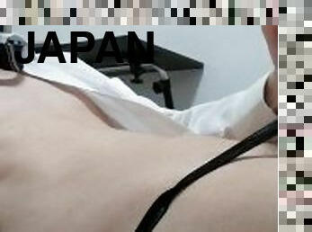 asiático, masturbación, amateur, chorro-de-corrida, polla-enorme, gay, japonés, paja, webcam, fantasía