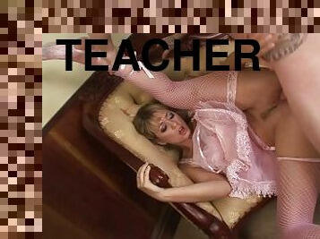 Sexy Balerina Teacher Jumps On Hard Cock
