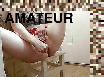 cul, gros-nichons, masturbation, orgasme, chatte-pussy, secrétaire, amateur, jouet, doigtage, naturel