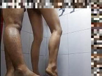 mandi, payudara-besar, posisi-seks-doggy-style, vagina-pussy, isteri, amatir, blowjob-seks-dengan-mengisap-penis, jenis-pornografi-milf, ibu, bersetubuh