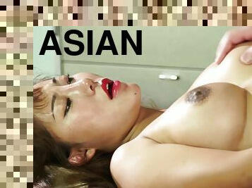 asia, payudara-besar, deepthroat-penis-masuk-ke-tenggorokan, pijat