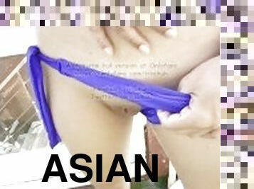 asiatique, levrette, extrême, public, thaï, petite-amie, pute, bikini, hôtel