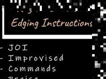 [TM4M] [TM4TF] Rhyder Gives You Edging Instructions (Audio)