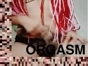 onani, orgasme, sprøjte, anal, legetøj, latiner, dobbelt, fetish, penetrering