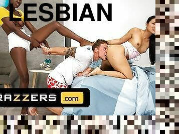 Brazzers - Mai Thai & Zaawaadi Throw Pavlos On The Bed & Decide To Use His Dick For Satisfaction