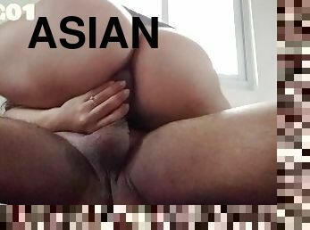 asia, jenis-pornografi-milf, ibu, creampie-ejakulasi-di-dalam-vagina-atau-anus-dan-keluarnya-tetesan-sperma, sudut-pandang, bokong, cowgirl-posisi-sex-wanita-di-atas-pria, filipina, perawan