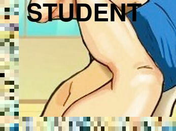 Hot students cartoon porn sex anime