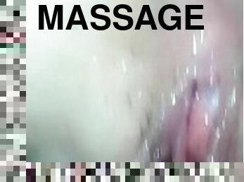 Massaging myself  after I cum