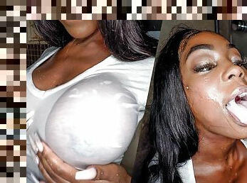 Brick Danger & Tori Montana in Ebony Amateur Sucks Big White Cock for Cum - FilthyKings