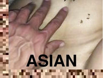 asiatisk, fitta-pussy, amatör, brudar, cumshot, gigantisk-kuk, massage, thailändsk, sprut, fetisch