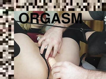 orgasme, mainan, bdsm-seks-kasar-dan-agresif, stocking-stockings, berambut-pirang, fetish-benda-yang-dapat-meningkatkan-gairah-sex