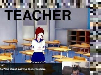 učiteljica, amaterski, smešno, animirano, hentaj