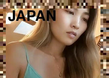 Hot Japanese babe solo masturbation