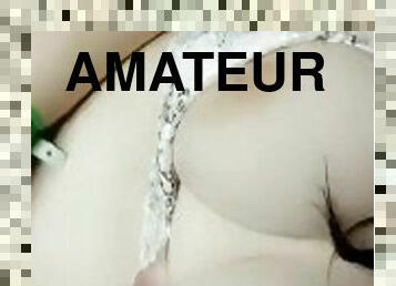 storatuttar, masturbation, fitta-pussy, amatör, tonåring, ensam, brunett