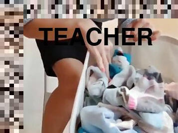(Preview)Cruel teacher dirty sock bully (Full clip: servingmissjessica. com/product/e78/)