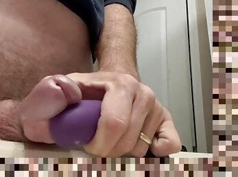 masturbation, orgasme, amateur, ejaculation-sur-le-corps, jouet, hardcore, couple, secousses, point-de-vue, ejaculation