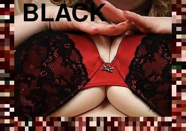 Kay Loove - Red and Black Bra 1